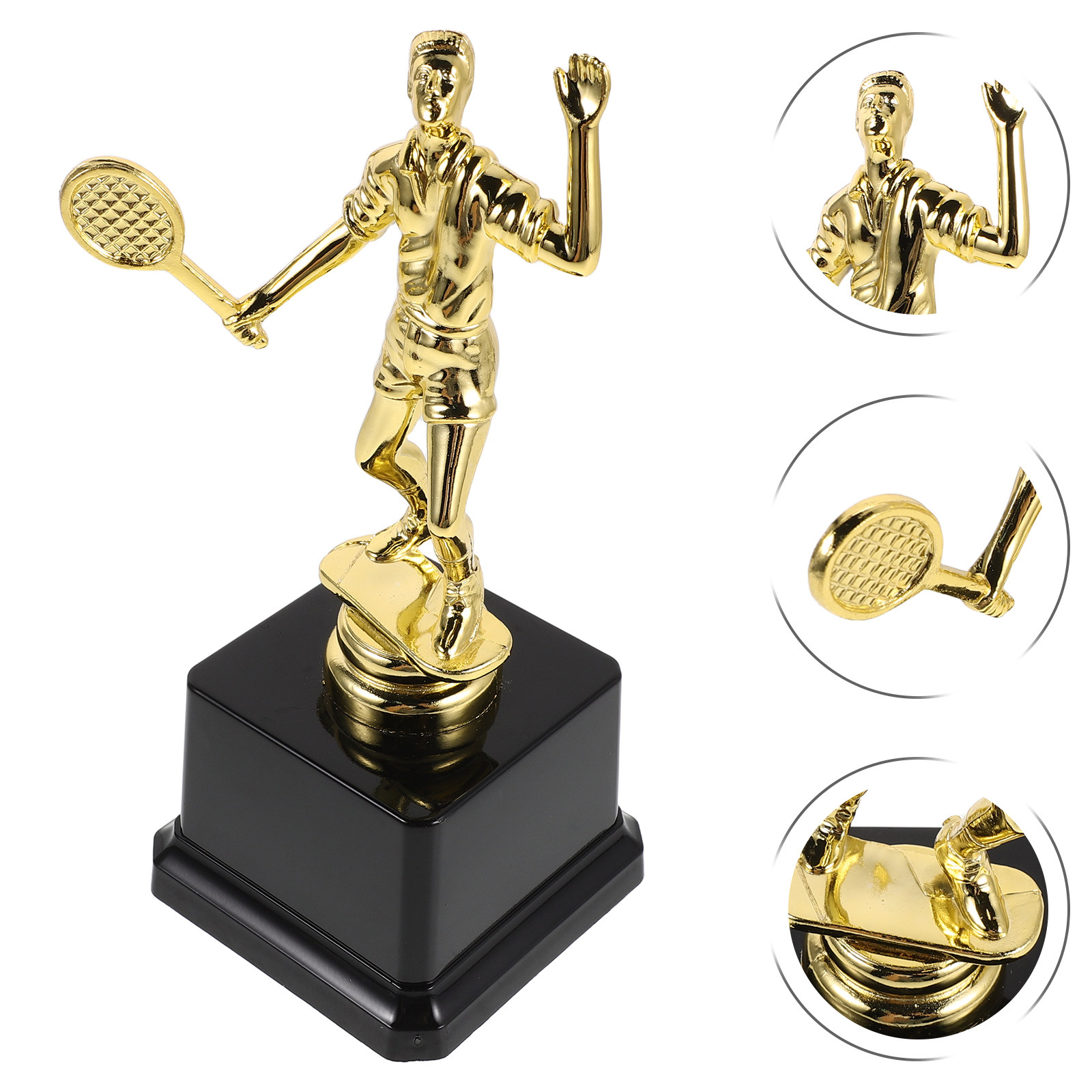 Badminton Victory - 7 Inch Mini Gold Plastic Sports