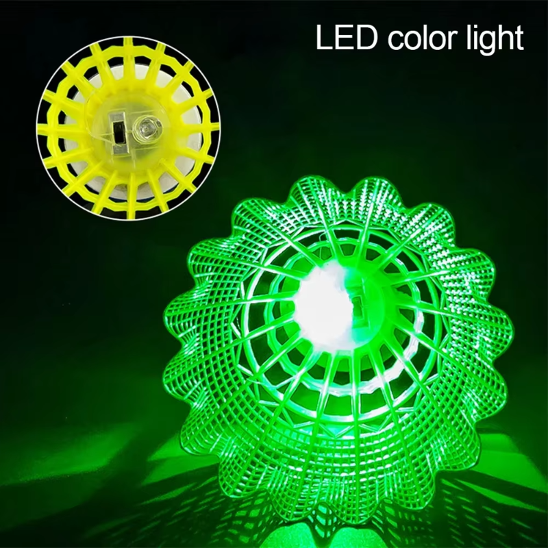 6Pcs LED Badminton Ball Glowin – обзор и цена Badminton Nylon Shuttlecock