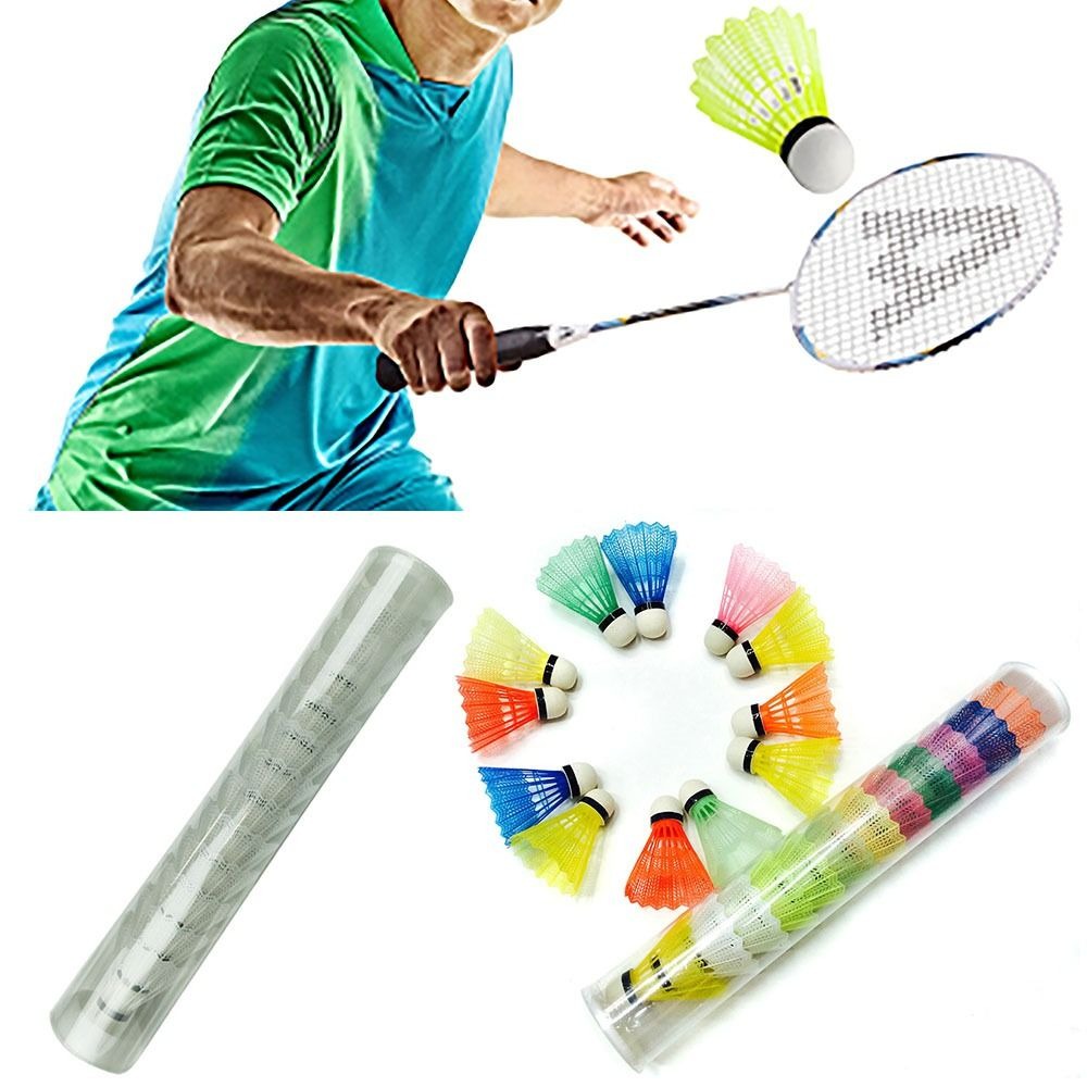 6/12PCS Windproof Badminton Mu – обзор и цена Badminton Nylon Shuttlecock