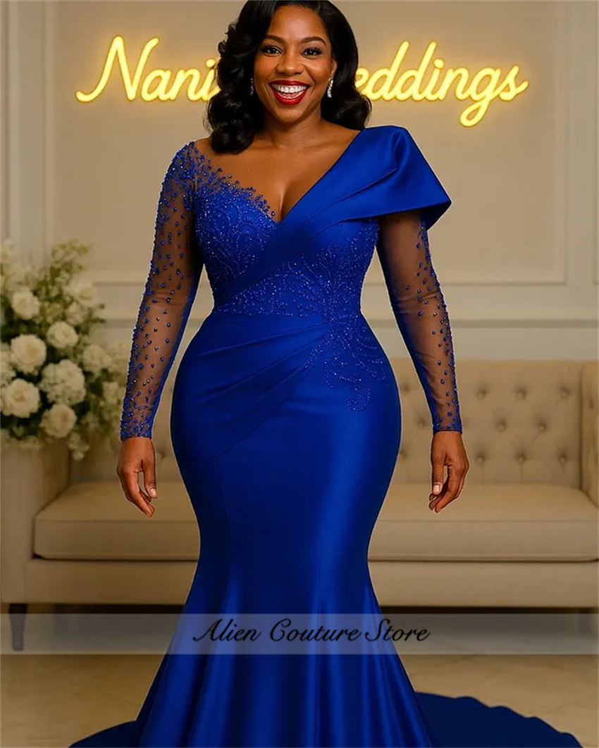 Elegant Royal Blue Evening Dre – обзор и цена Badminton Victory