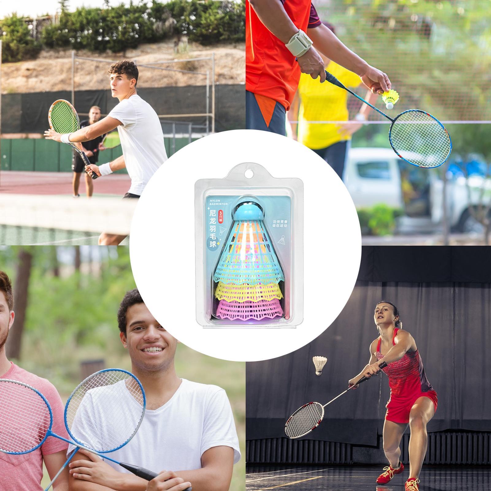 Luminous Badminton 3-Piece Glo – обзор и цена Badminton Nylon Shuttlecock