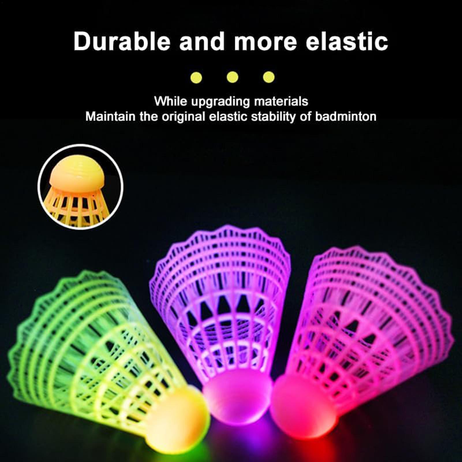 Luminous Badminton 3-Piece Glo – обзор и цена Badminton Nylon Shuttlecock