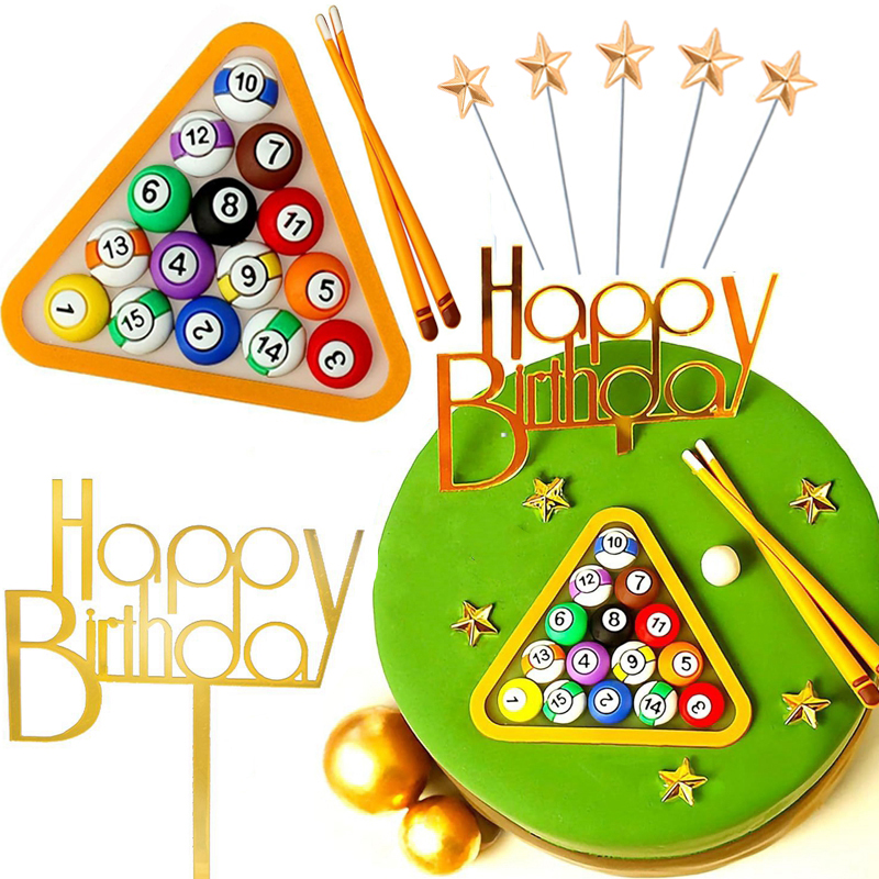 Billiard Ball Cake Decoration  – обзор и цена Badminton Kids