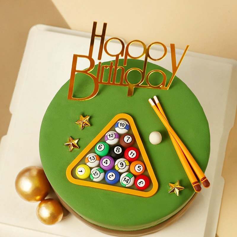 Billiard Ball Cake Decoration  – обзор и цена Badminton Kids