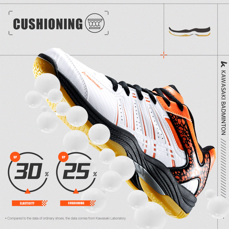 Kawasaki  Badminton Shoes Brea – обзор и цена Badminton Footwork