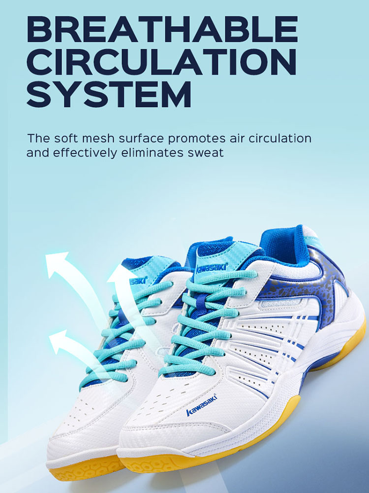 Kawasaki  Badminton Shoes Brea – обзор и цена Badminton Footwork